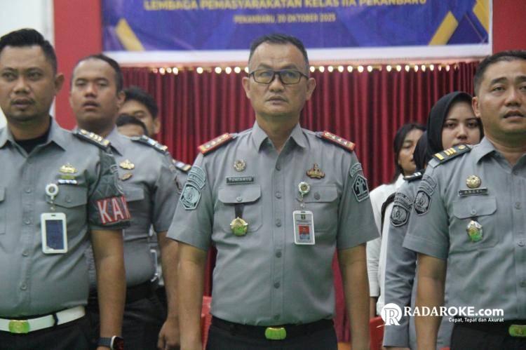 Lapas Pekanbaru Ikuti Penandatanganan Komitmen Bersama: Perang Melawan Narkoba, Handphone, dan Pungli