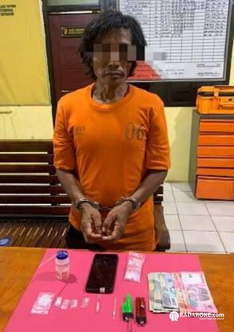Polsek Tapung Amankan Warga Desa Tanjung Sawit Terkait Narkoba, 4,12 Gram Ikut Diamankan