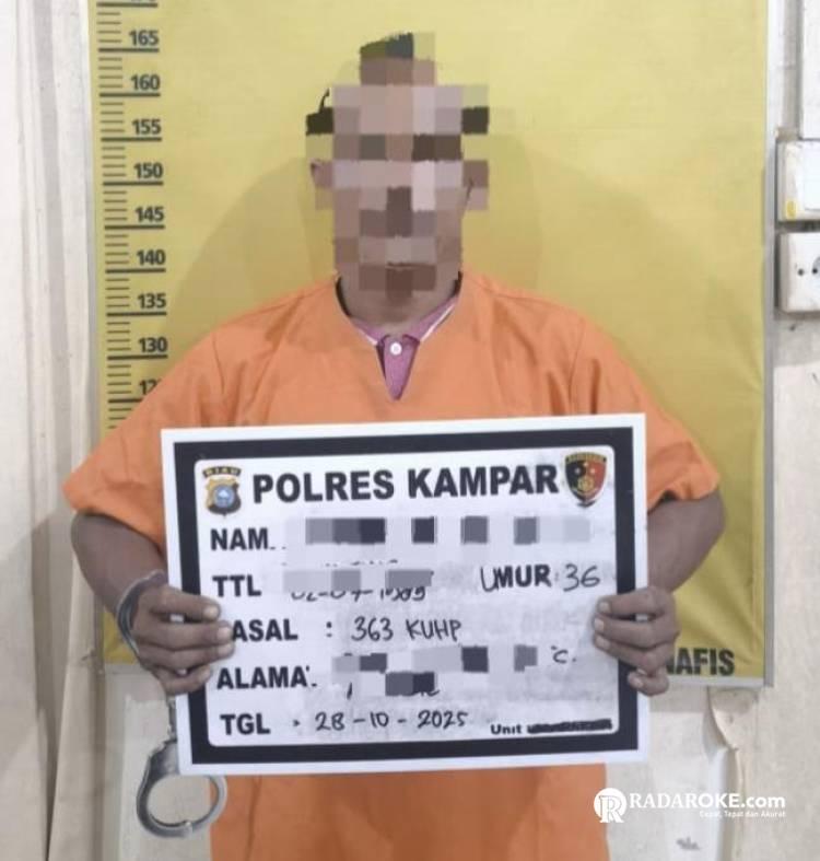 Curanmor di Pasar Air Tiris Terungkap! Tim Resmob Polres Kampar Bekuk Pelaku di Muara Uwai, Motor Beat Berhasil Diamankan!