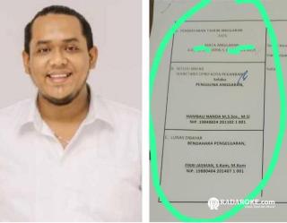 Kwitansi Pembayaran Anggaran Media Sekitar Rp3 Miliar Tak Ditandatangani Sekwan Hambali Nanda, Ada Apa dengan Hambali?