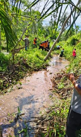 Pemdes Senderak Gelar Goro Massal Antisipasi Banjir di Dusun Pembangunan