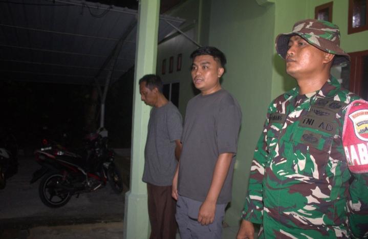 Pastikan Lingkungan Kos-Kosan Tetap Kondusif,Pemerintah Desa Sungai Alam Gelar Patroli Kamtibmas