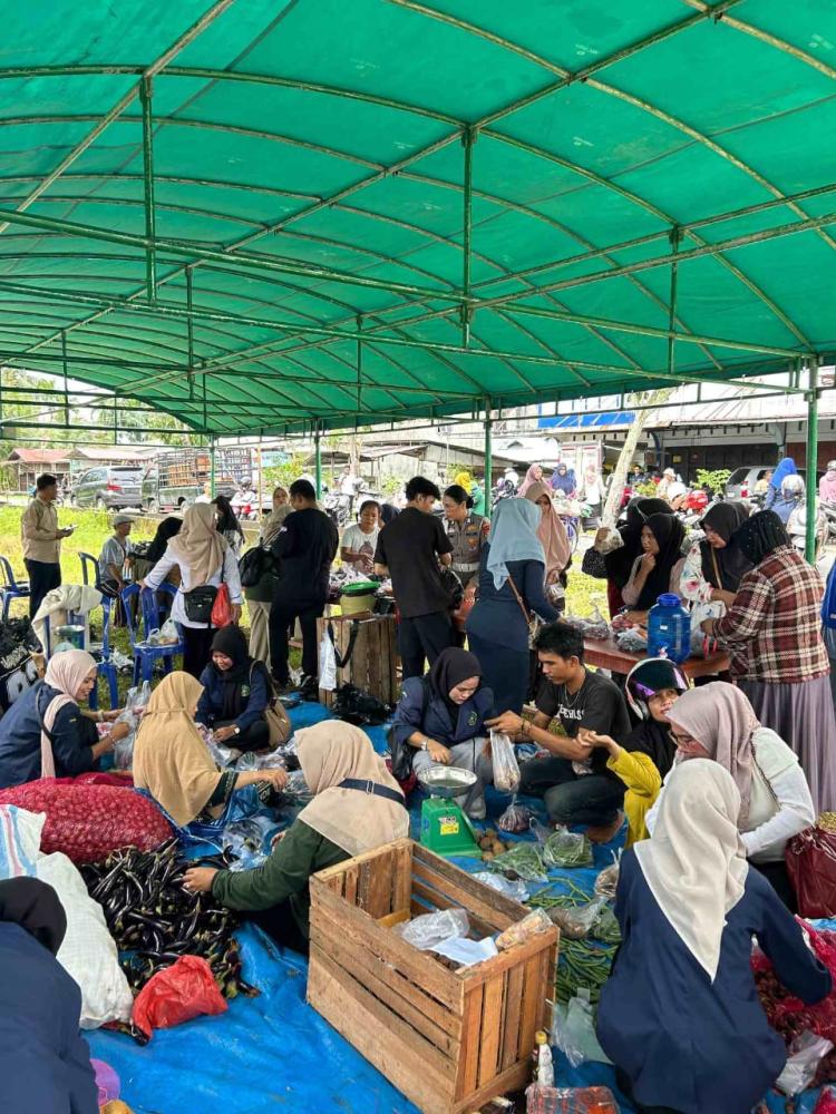 KDMP Wonosari Resmi Beroperasi, Gelar Gerakan Pangan Murah Bersama Dinas Ketahanan Pangan Bengkalis