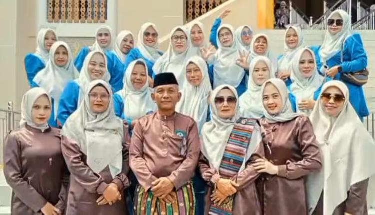 Kades Suswanto Pimpin Khafilah Desa Wonosari pada Pawai Ta’aruf MTQ ke-57 Tingkat Kecamatan Bengkalis