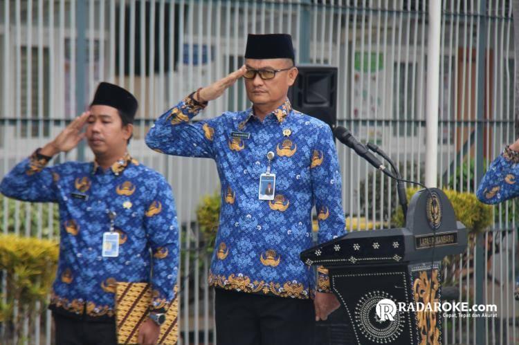 Kobarkan Semangat Perjuangan, Lapas Pekanbaru Gelar Upacara Hari Pahlawan