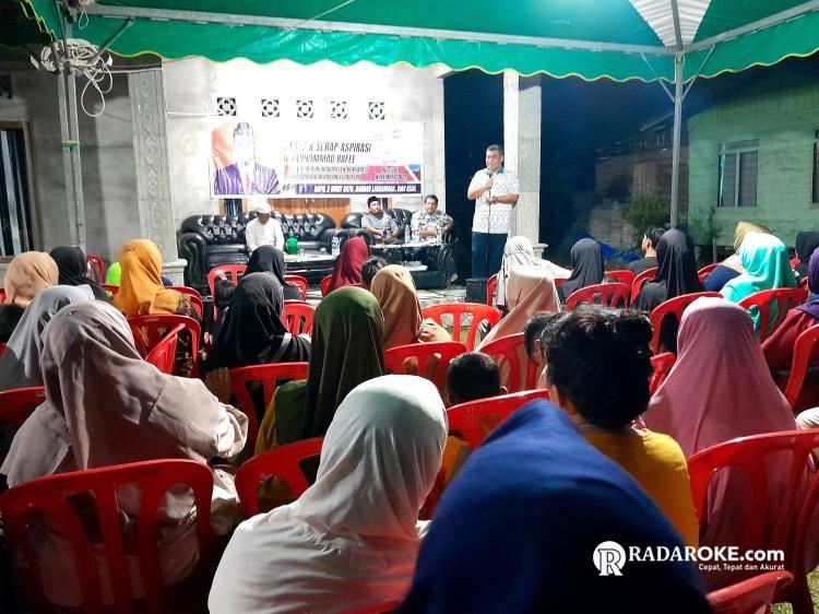 Legislator yang Tak Sekadar Janji, Haji Rafee Menyapa Warga dengan Hati