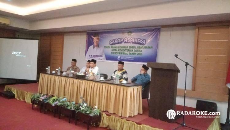 Anggota DPR RI Ahmad Serap Aspirasi Tokoh Agama, Lembaga Sosial Keagamaan di Pekanbaru
