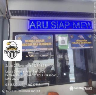 Lapas Pekanbaru Terus Berbenah, Tingkatkan Fasilitas Kantor di Bawah Komando Kalapas Yuniarto