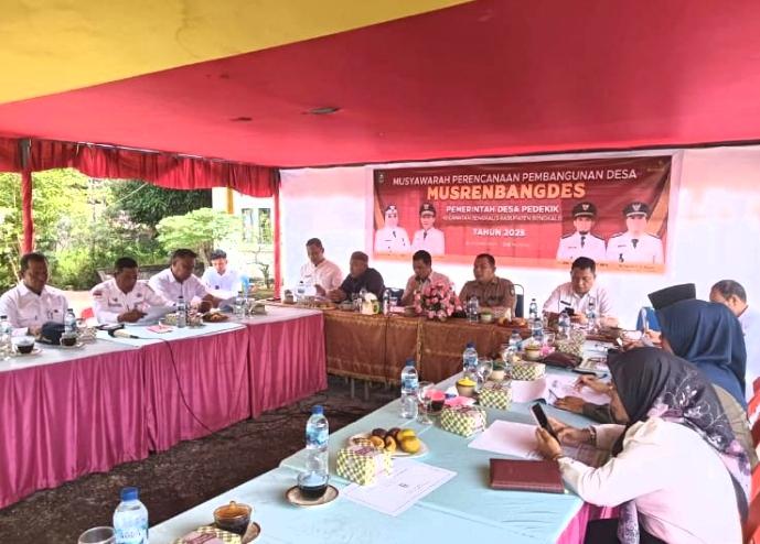 Musrenbangdes Pedekik Tegaskan Komitmen Pembangunan Berkelanjutan Desa
