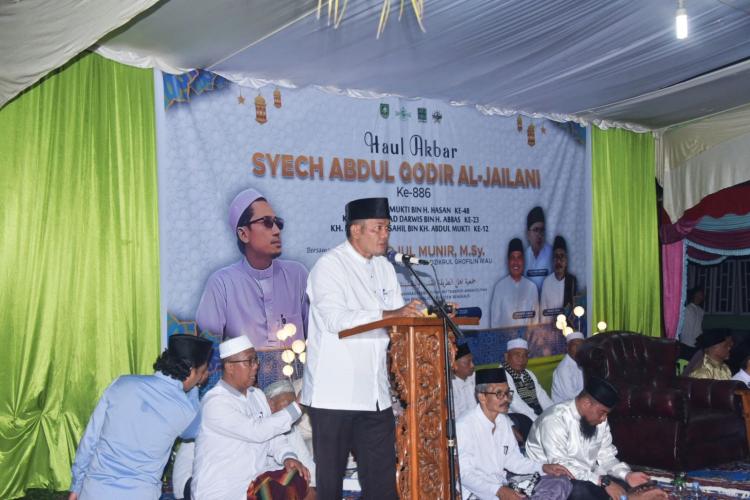 Pj Kepala Desa Pedekik Hadiri Haul Akbar Syekh Abdul Qodir Al-Jaelani ke-886