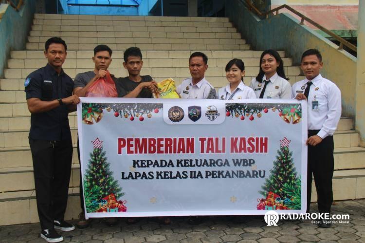 Lapas Kelas IIA Pekanbaru Gelar Bakti Sosial Jelang Natal