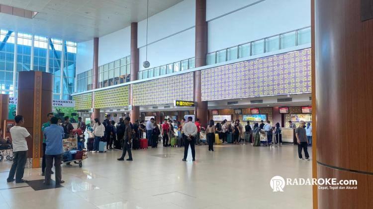 Puncak Arus Nataru Tercatat, Bandara SSK II Pekanbaru Layani Lebih dari 105 Ribu Penumpang