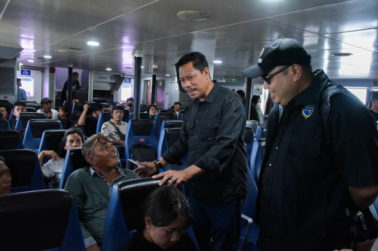 Bupati Bengkalis Tinjau Posko Pengamanan Nataru di Pelabuhan BSL dan Roro Air Putih