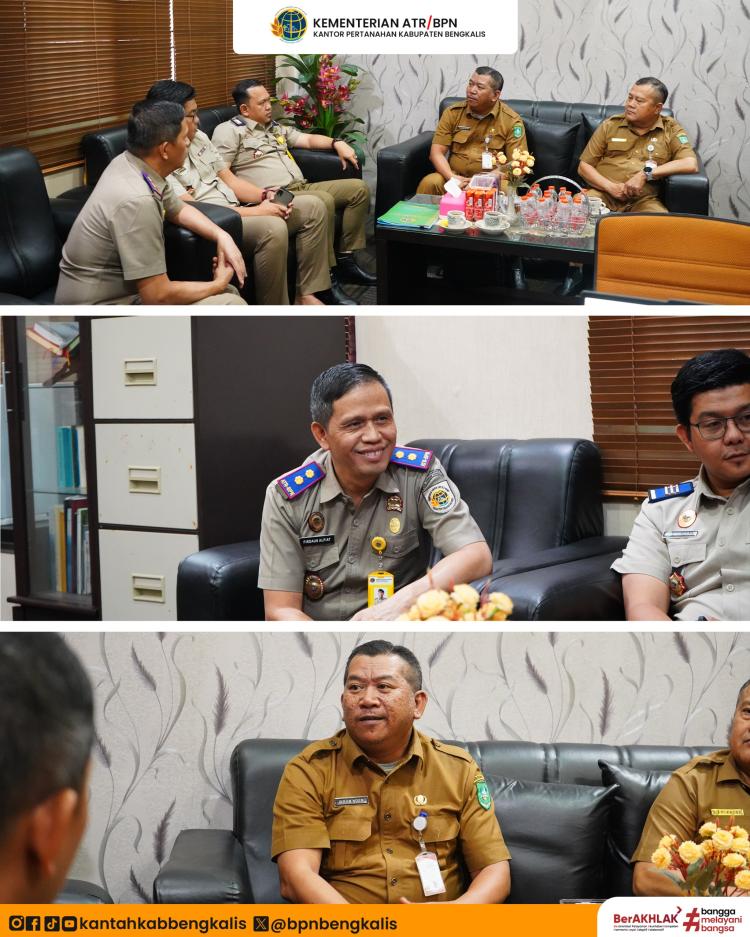 Kantor Pertanahan Bengkalis Serahkan Sertipikat Aset Daerah ke Pemkab Bengkalis