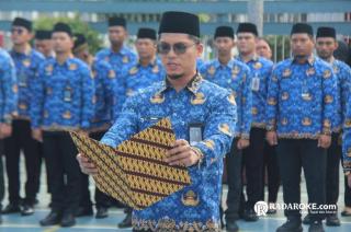 Lapas Pekanbaru Laksanakan Upacara Peringatan HUT Ke-54 Korpri