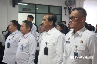 Kalapas Pekanbaru Ikuti Refleksi Akhir Tahun dan Doa Bersama Seluruh Jajaran Pemasyarakatan Riau