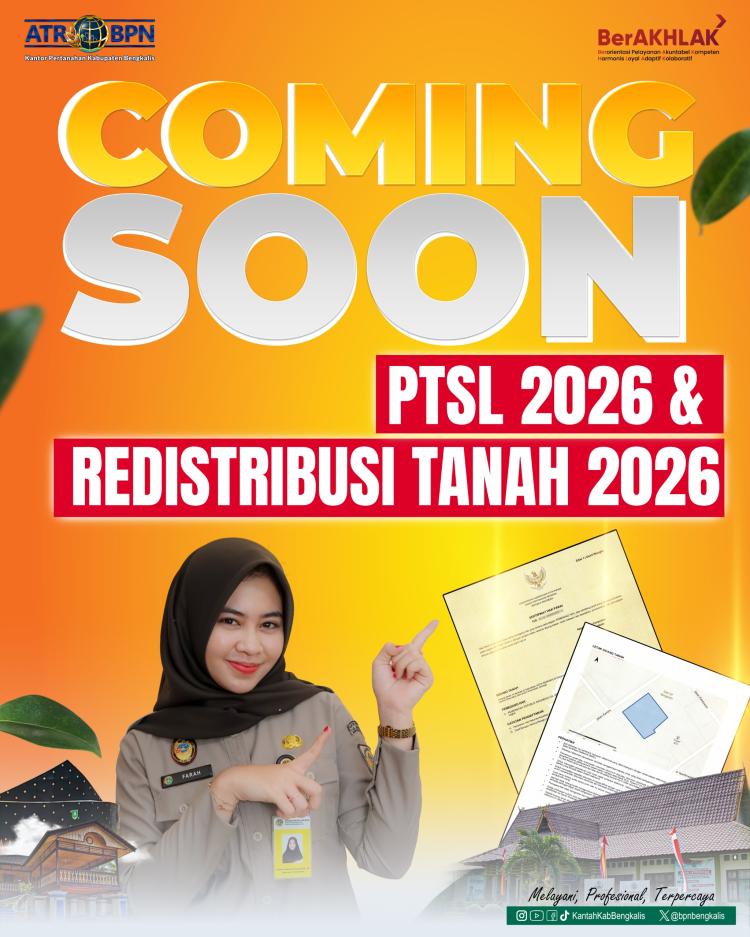 Program PTSL dan Redistribusi Tanah 2026 Segera Hadir di Bengkalis, Warga Diminta Siapkan Dokumen
