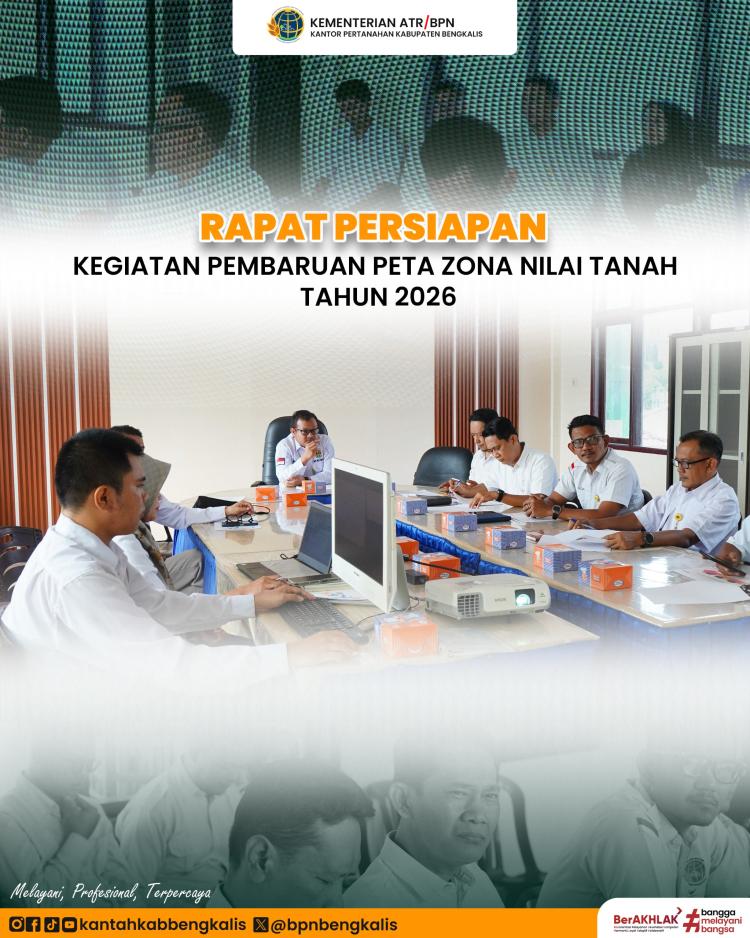 Rapat Persiapan Pembaruan Peta ZNT Tahun 2026