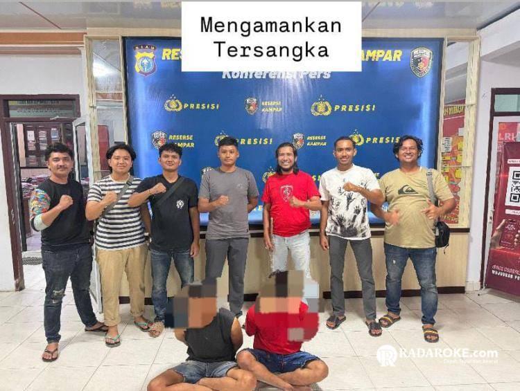 Tim Gasak Polres Kampar Amankan Pelaku Curanmor Berkat Info Masyarakat