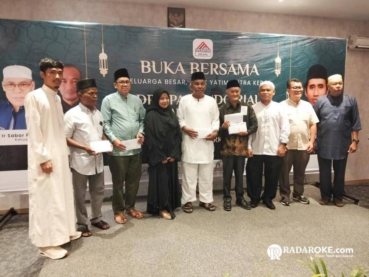 Santuni 137 Anak Yatim, Parsindo Optimis Semakin Berkembang 