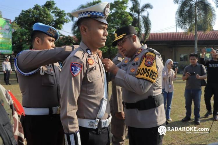 Polres Kampar Gelar Apel Siaga Operasi Lancang Kuning 2026