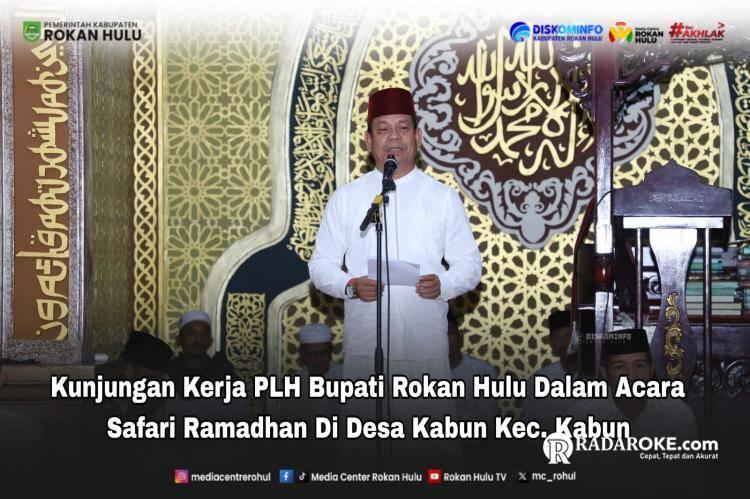 Wabup Syafaruddin Poti Safari Ramadhan di Batas Negeri