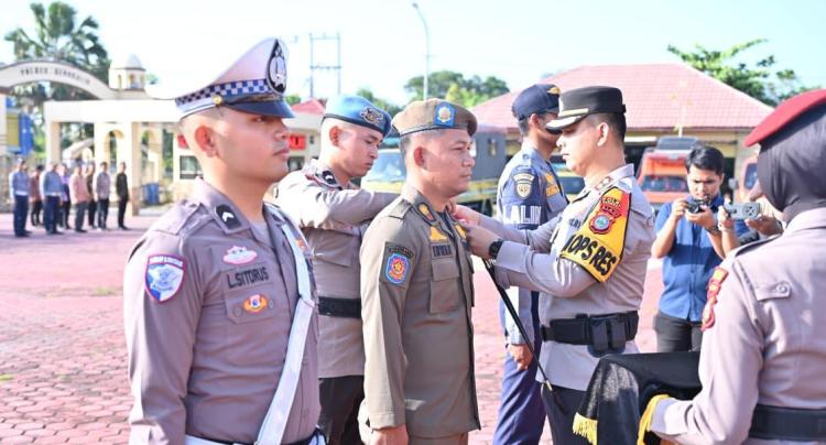 Polres Bengkalis Gelar Apel Pasukan Operasi Ketupat Lancang Kuning 2026
