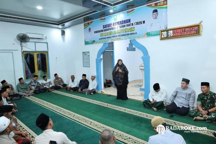 Safari Ramadhan di Minas Timur, Bupati Siak Tegaskan Kesetiaan Bersama Masyarakat