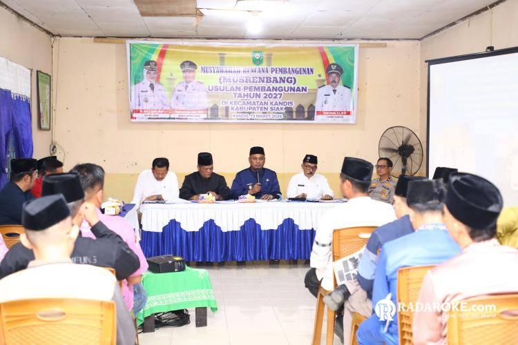 Wabup Siak Terima Usulan, Warga Kandis Minta Infrastruktur Jadi Prioritas
