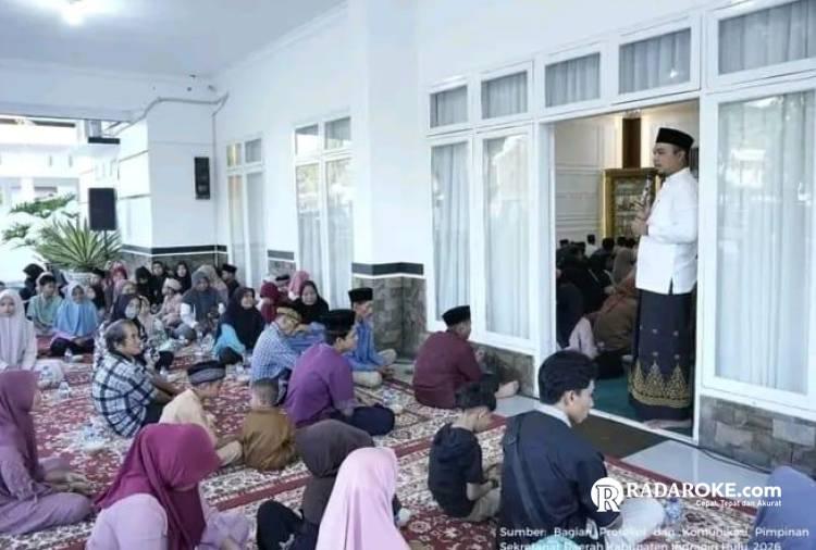 Bupati Inhu Ade Agus Hartanto Undang Ratusan Anak Yatim Berbuka Puasa Bersama di Rumah Dinas