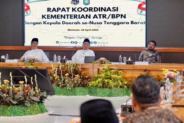 Rakor Bersama Pemda NTB, Menteri Nusron Sebut Integrasi Data Tanah dan Pajak Bisa Dongkrak PAD hingga 300%