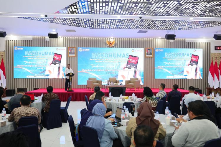 Buka Forum Bakohumas 2026, Sekjen ATR/BPN Tekankan Penyamaan Persepsi dalam Implementasi Sertipikat Elektronik