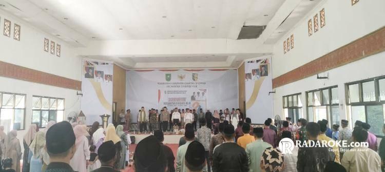 Sambut HUT Ke-24 Kecamatan Singingi Hilir, Pemkab Kuansing Gelar Zikir dan Doa Bersama
