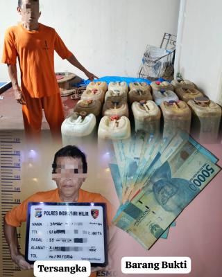 Polres Inhil Ungkap Dugaan Penyalahgunaan BBM Subsidi, Satu Orang Diamankan