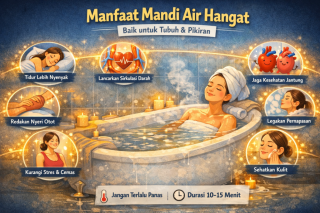 Lancarkan Predaran Darah, Ini 9 Manfaat Mandi Air Hangat