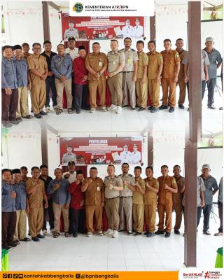 Kantor Pertanahan Bengkalis Gelar Penyuluhan Peta Bidang Tanah di Rupat