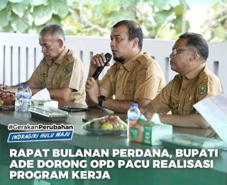 Gelar Rapat Bulanan Perdana, Bupati Ade Agus Hartanto Tekankan Percepatan Program Prioritas