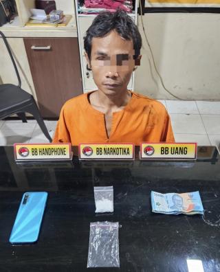 Polres Inhil Ungkap Kasus Peredaran Sabu, Seorang Pengedar Diamankan di Tembilahan