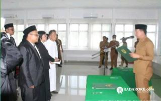 Sekda Inhu Lantik Kepala UPT Puskesmas, Tekankan Inovasi dan Integritas ASN