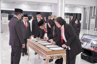 Menteri ATR/Kepala BPN Lantik 84 Pejabat Administrator, Bentuk Reformasi SDM dan Rotasi Jabatan