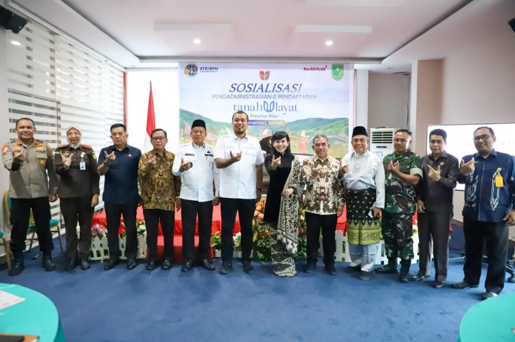 FGD Pengadministrasian dan Pendaftaran Tanah Ulayat 2026 Perkuat Sinergi di Riau