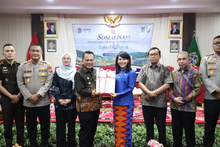 Sosialisasi Pendaftaran Tanah Ulayat di Riau Capai Tahap Akhir, Dorong Sinergi Pemerintah dan Masyarakat Adat