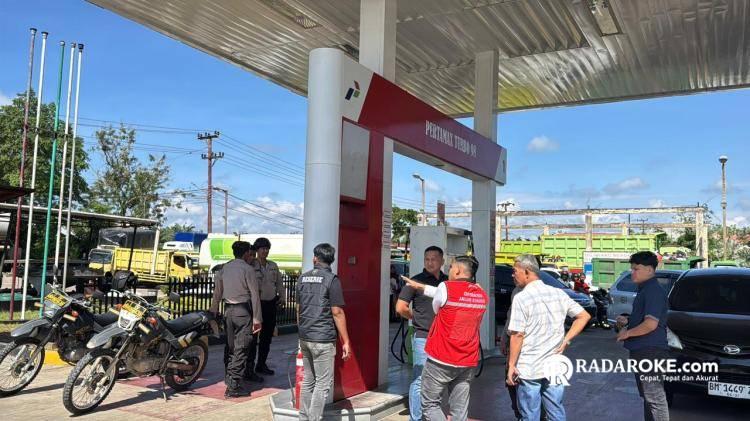 Cegah Macet dan Penyelewengan BBM, Polres Inhu Gencarkan Patroli SPBU