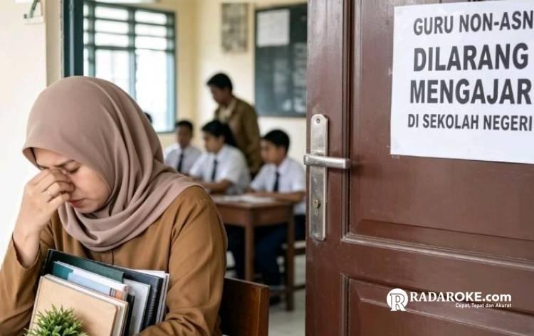 Mendikdasmen Keluarkan SE, Nasib 2,3 Juta Guru Non-ASN Terancam Dipecat