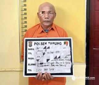 Polsek Tapung Tangkap Warga Muara Mahat Baru, Sita 29 Paket Sabu-Sabu 
