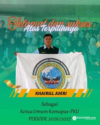 Khairul Amri Resmi Terpilih Jadi Ketua Umum KOMAPAS Pekanbaru dalam Mubes VII