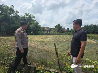 Wujudkan Swasembada Pangan, Bhabinkamtibmas dan Kelompok Tani Pastikan Perkembangan Tumbuh Jagung Pipil Seluas 1 Ha