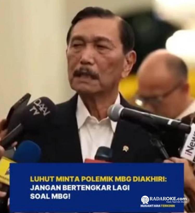 Luhut Minta MBG Jangan Diperdebatkan, Ini Alasannya! 