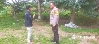 Bhabinkamtibmas Desa Sei Lembu Makmur Aktif Monitoring Pertumbuhan Jagung Pipil
