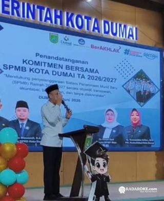 Komitmen Wako Dumai Wujudkan SPMB Berkualitas